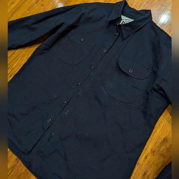 Rogue Territory Work Shirt // Indigo Selvedge Canvas - L/XL - Picture 9 of 16